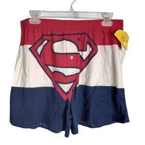 DC Comics Size XL 40 42 Boxer Shorts Mens Superman Logo Red White Blue NEW